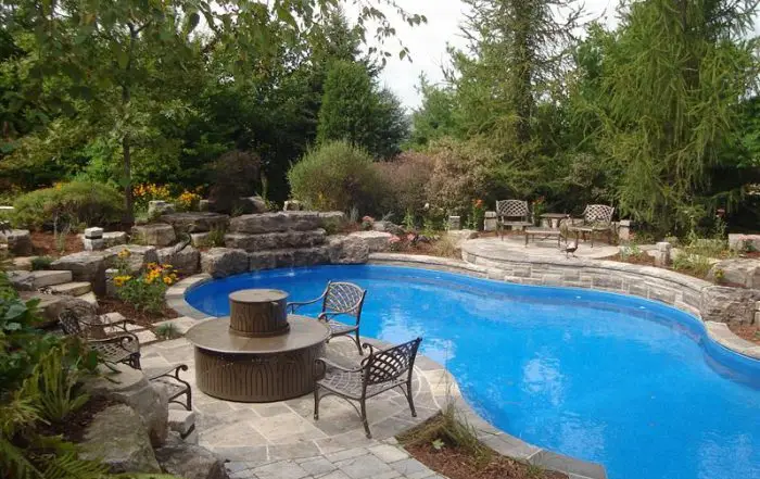 backyard pool