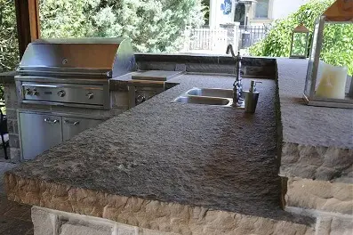 stone kitchen